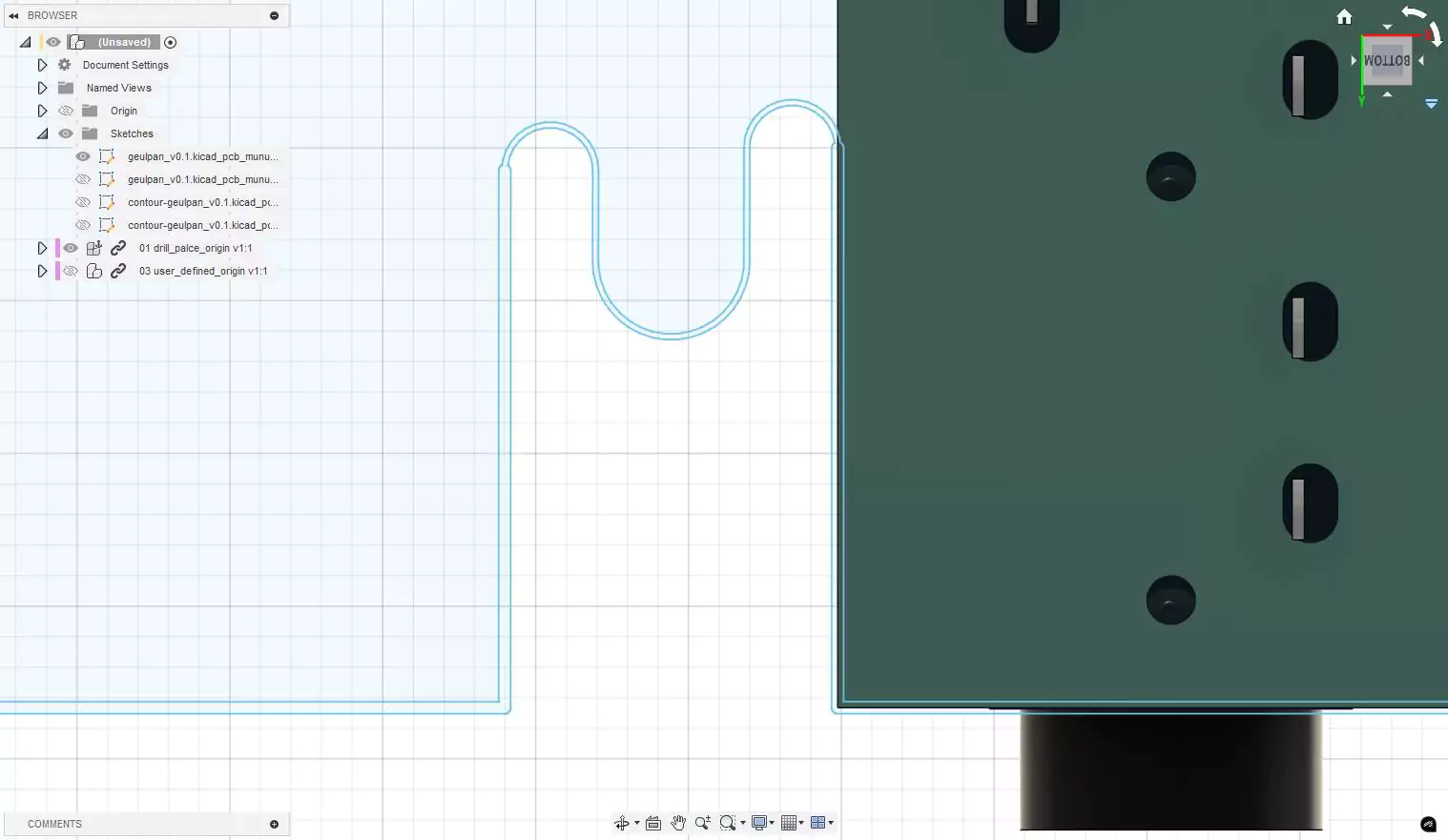 Kicad DXF export dobule lines